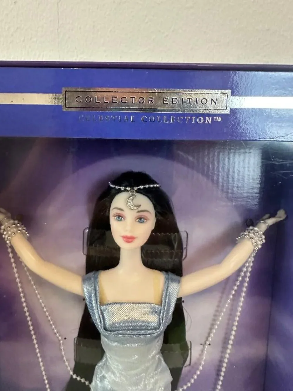 Midnight Moon Princess Barbie w Moon Goddess Tiara NIB Barbie Celestial Series